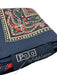 Polo Blue Silk Paisley Men's Pocket Square Blue