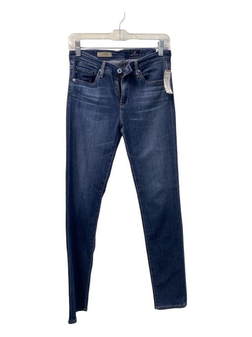 Adriano Goldschmied Size 26 Dark Wash Cotton Blend Skinny Full Length Jeans Dark Wash / 26
