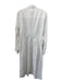 XiRENA Size Large White Cotton Long Sleeve Button Up & Collar Ruched Maxi Dress White / Large
