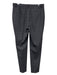 Theory Size 10 Black & Gray Wool & Cupro Zip Fly Plaid Mid Rise Pants Black & Gray / 10