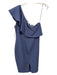 Likely Size 12 Periwinkle Blue Polyester Blend One Shoulder Ruffle Detail Dress Periwinkle Blue / 12