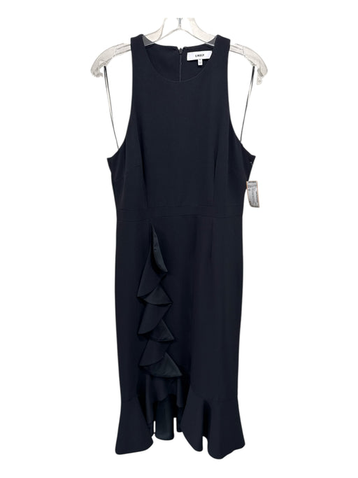 Likely Size 12 Black Polyester Blend Sleeveless Princess Seams Back Zip Dress Black / 12