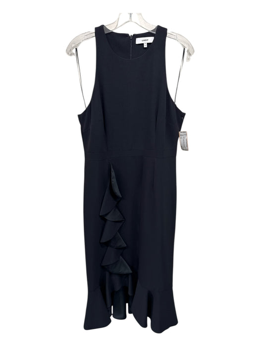 Likely Size 12 Black Polyester Blend Sleeveless Princess Seams Back Zip Dress Black / 12