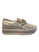 Dolce Vita Shoe Size 8.5 Beige Manmade Material Platform Gold Chain Shoes Beige / 8.5