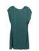 Madewell Size 6 Green Polyester Cap Sleeve Pleated Back Keyhole Dress Green / 6