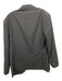 Versace Black Wool Solid Peaked Lapel Men's Blazer 52