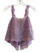 Loveshackfancy Size XL Lavender Cotton Square Neck Sleeveless Cropped Lace Top Lavender / XL