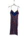 House of Harlow x Revolve Size S Navy & Multi Polyester V Neck Back Zip Dress Navy & Multi / S