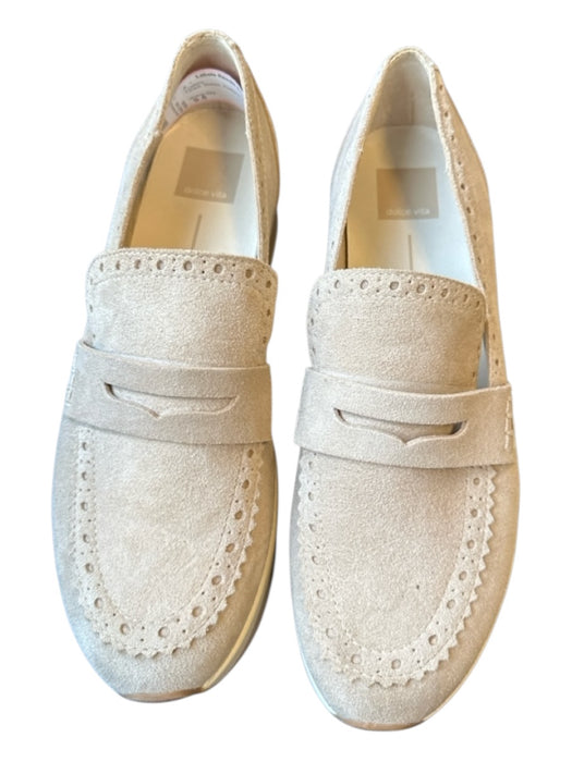 Dolce Vita Shoe Size 9.5 Taupe Suede Platform Loafers Taupe / 9.5