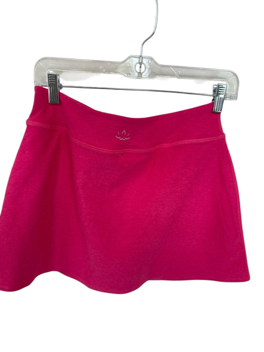 Beyond Yoga Size S Pink Polyester Blend Slit Athletic Skort Pink / S
