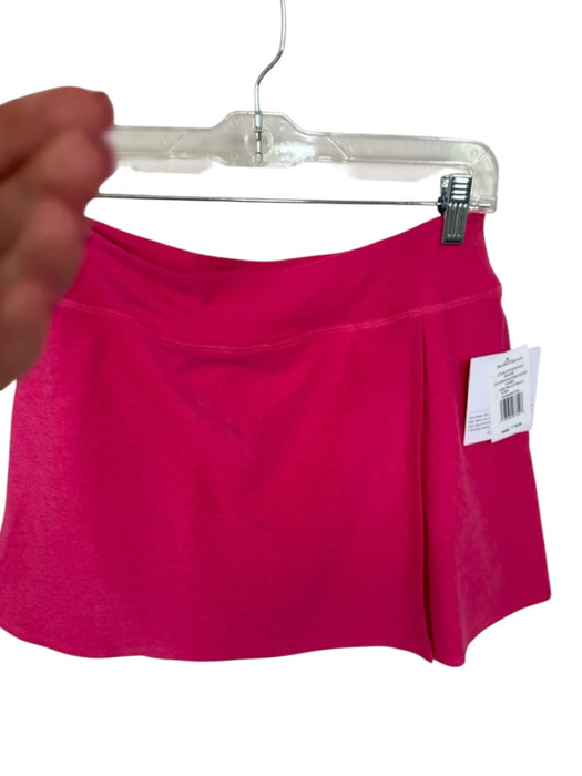 Beyond Yoga Size S Pink Polyester Blend Slit Athletic Skort Pink / S