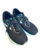 Brooks Shoe Size 8.5 Navy & Aqua Canvas Perforated Athletic Sneakers Navy & Aqua / 8.5