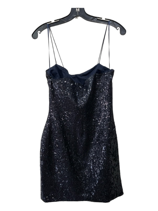 Likely Size 4 Navy Blue Polyester Sequin Mini Spaghetti Strap Dress Navy Blue / 4
