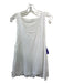 Rag & Bone Size M White Linen Double Layer Sleeveless Top White / M