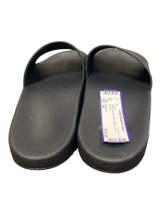 Burberry Shoe Size 42 Black Slip On Plaid Slides Shoes Black / 42