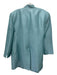 Linda Allard Ellen Tracy Size M/L Light Teal Silk Long Sleeve Open Front Jacket Light Teal / M/L