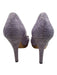 Gucci Shoe Size 9.5 Lavender Purple Leather silver tone hardware Horse Bit Pumps Lavender Purple / 9.5
