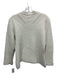 Zadig & Voltaire Size L Cream Merino Wool Ribbed Knit Braided Design Sweater Cream / L