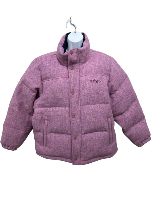 Madhappy Size M Purple Wool Duck Feather Puffer Snap & Zip Long Sleeve Jacket Purple / M
