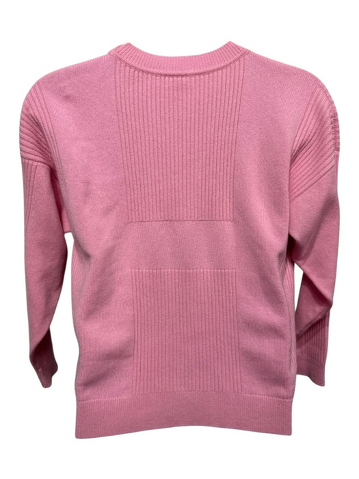 Hermes Size 36 Pink Cashmere Long Sleeve Rib Knit Sweater Pink / 36