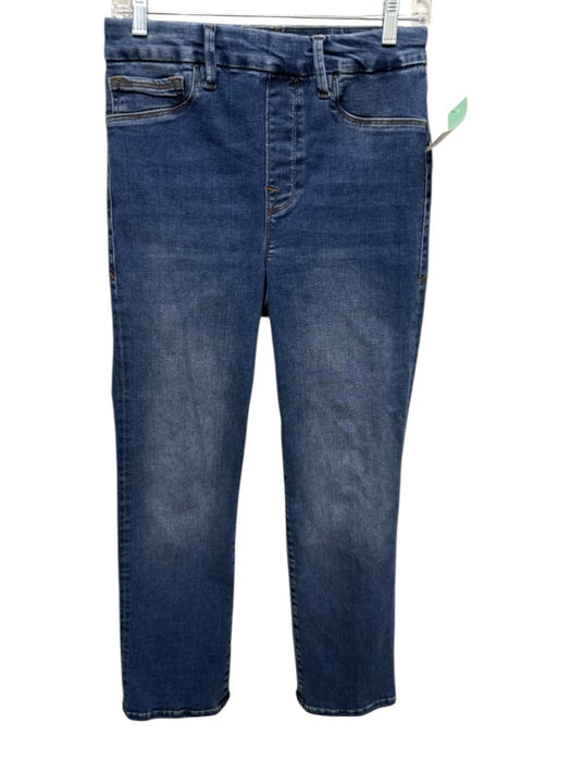 Good American Size M Medium Wash Cotton & Elastane Denim Jegging Jeans Medium Wash / M