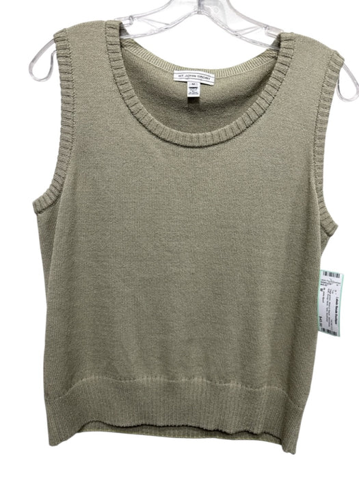 St. John Sport Size M Sage green Wool & Rayon Sleeveless Knit Scoop Neck Top Sage green / M