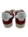 Barracuda Shoe Size 40 Red & White Suede Lace Up Studs Low Top Sneakers Red & White / 40