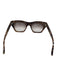 Victoria Beckham Brown Acetate Gradient Lens Tortoiseshell Wayfarer Sunglasses Brown