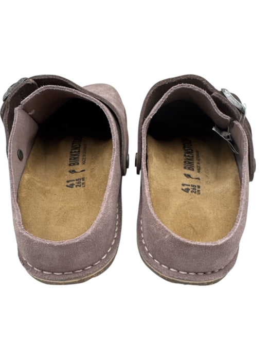 Birkenstock Shoe Size 41 Dusty Purple Suede Gunmetal Hardware Slingback Mules Dusty Purple / 41