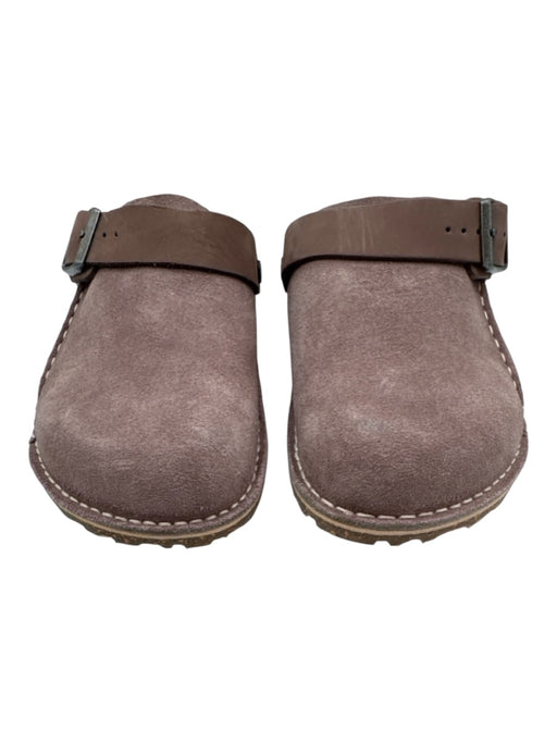 Birkenstock Shoe Size 41 Dusty Purple Suede Gunmetal Hardware Slingback Mules Dusty Purple / 41