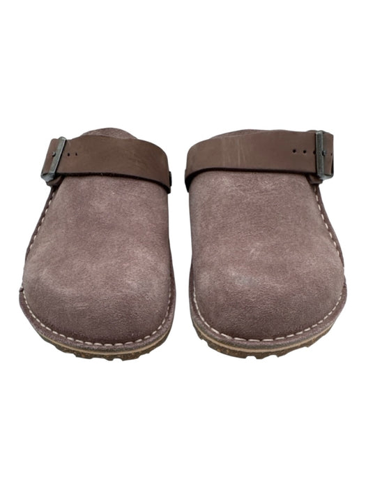 Birkenstock Shoe Size 41 Dusty Purple Suede Gunmetal Hardware Slingback Mules Dusty Purple / 41