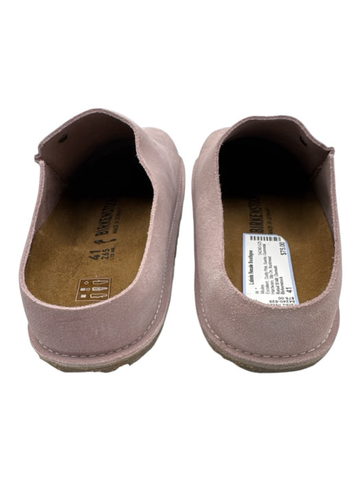 Birkenstock Shoe Size 41 Dusty Pink Suede Gunmetal Hardware Slip On Mules Dusty Pink / 41