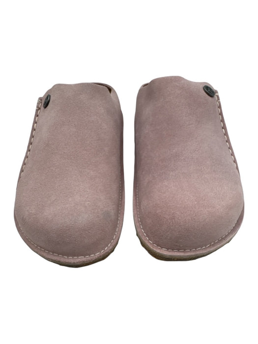 Birkenstock Shoe Size 41 Dusty Pink Suede Gunmetal Hardware Slip On Mules Dusty Pink / 41