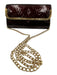 Louis Vuitton Burgundy Red Patent Leather Gold hardware embossed monogram Bag Burgundy Red