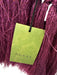 Gucci Purple & Gold Acetate Blend Metallic Thread Fringe Jacquard scarf Purple & Gold / One Size