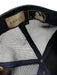 Gucci Navy Blue, Red, White Cotton & Polyamide Floral Embroidered Stripe Hat Navy Blue, Red, White