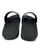 Givenchy Shoe Size 40 Black & White Rubber Logo Slip On Slides Sandals Black & White / 40