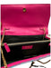 Versace Purple & Blue Wool & Lurex Magnetic  Flap Tartan Plaid Gold Hardware Bag Purple & Blue / S