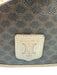 Celine Brown Coated Canvas Magnetic  Flap Triomphe Shoulder Strap Saddle Bag Brown / S