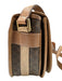 Celine Brown Coated Canvas Magnetic  Flap Triomphe Shoulder Strap Saddle Bag Brown / S