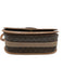 Celine Brown Coated Canvas Magnetic  Flap Triomphe Shoulder Strap Saddle Bag Brown / S