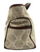 Celine Beige & Brown Leather & Canvas Top Handles Brass Hardware hand bag Bag Beige & Brown / S