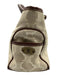 Celine Beige & Brown Leather & Canvas Top Handles Brass Hardware hand bag Bag Beige & Brown / S
