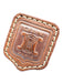 Celine Cognac & Brown Coated Canvas Top Handles Brass Hardware Zip Top Bag Cognac & Brown / S