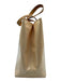 Louis Vuitton Cream & Brown Patent Leather Top Handles Open Top Monogram Bag Cream & Brown / XS
