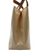 Louis Vuitton Cream & Brown Patent Leather Top Handles Open Top Monogram Bag Cream & Brown / XS