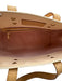 Louis Vuitton Cream & Brown Patent Leather Top Handles Open Top Monogram Bag Cream & Brown / XS
