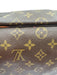 Louis Vuitton Brown Coated Canvas Adjustable Strap LV Monogram Gold Hardware Bag Brown / L