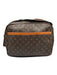 Louis Vuitton Brown Coated Canvas Adjustable Strap LV Monogram Gold Hardware Bag Brown / L