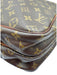 Louis Vuitton Brown Coated Canvas Adjustable Strap LV Monogram Gold Hardware Bag Brown / L